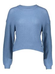 Pepe Jeans Sweter w kolorze błękitnym rozmiar: S. Niebieskie swetry Pepe Jeans, s, bez wzorów, z bawełny, bez ramiączek. Za 205.93 zł.