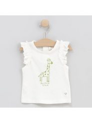 Cotton Fish Top w kolorze białym rozmiar: 98. Białe topy Cotton Fish, bez wzorów, z bawełny, bez kołnierzyka, bez ramiączek. Za 52.67 zł.