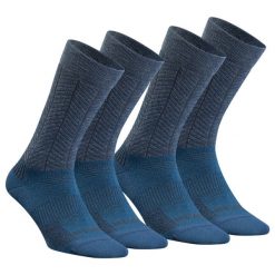 Skarpety turystyczne Quechua SH500 Mid. Niebieskie skarpetki QUECHUA, bez wzorów, z elastanu. Za 69.99 zł.