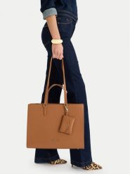 Nine West Torebka CEO-Vellor-LDA8459 Brązowy. Brązowe torebki klasyczne Nine West, bez wzorów, z materiału, bez dodatków. Za 199.99 zł.