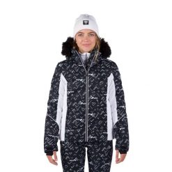 Kurtka narciarska Rossignol damska W Staci PR Puffy JKT czarna. Czarne kurtki narciarskie Rossignol, na zimę, xl, bez wzorów, bez kaptura, narciarskie. Za 1,269.00 zł.