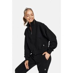 Bluza Fitness Damska Cardio Bunny Slow. Szare bluzy Cardio Bunny, l, bez wzorów, sportowe, bez ramiączek, bez kaptura. Za 199.00 zł.