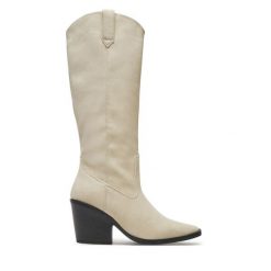 Kowbojki ONLY. Botki ONLY, bez wzorów, bez obcasa, na słupku, bez zapięcia. Za 399.99 zł.