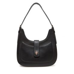 Torebka Blauer. Czarne torebki klasyczne Blauer, bez wzorów, klasyczne, bez dodatków. Za 259.99 zł.
