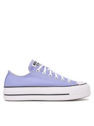 Converse Trampki Chuck Taylor All Star Lift Platform A16105C Fioletowy. Fioletowe trampki Converse, bez wzorów, z materiału, retro, bez zapięcia. Za 399.99 zł.