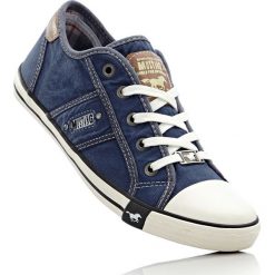 Tenisówki Mustang bonprix niebieski dżins. Buty sportowe lifestyle marki bonprix. Za 149.99 zł.