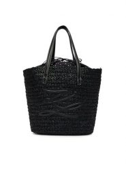KARL LAGERFELD Torebka B3W46041 Czarny. Czarne shopper bag KARL LAGERFELD, bez wzorów, ze skóry, bez dodatków. Za 849.99 zł.