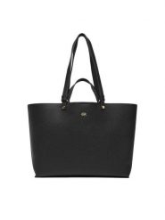 GINO ROSSI Torebka EO-LX10226 Czarny. Czarne shopper bag Gino Rossi, bez wzorów, z materiału, bez dodatków. Za 329.99 zł.