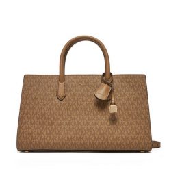 Torebka MICHAEL Michael Kors. Brązowe torebki klasyczne MICHAEL Michael Kors, bez wzorów, klasyczne, bez dodatków. Za 709.99 zł.