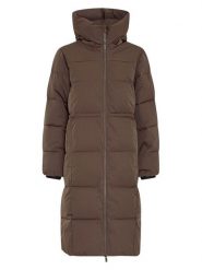 MOSS COPENHAGEN Płaszcz zimowy "Zala Pavinaria" w kolorze brązowym rozmiar: S/M. Brązowe płaszcze Moss Copenhagen, na zimę, m, bez wzorów, z puchu, bez kaptura. Za 404.99 zł.