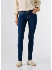 Pepe Jeans Dżinsy - Skinny fit - w kolorze granatowym rozmiar: W29/L32. Niebieskie jeansy Pepe Jeans, l, z aplikacjami, z jeansu, klasyczne, z podwyższonym stanem. Za 159.95 zł.