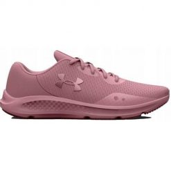 Buty do biegania damskie Under Armour Charged Pursuit 3 W. Czerwone buty do biegania Under Armour, bez wzorów, z materiału, bez zapięcia, do biegania. Za 345.00 zł.