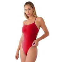 Turbo Sirene Comfort Swimsuit – Czerwony – Rozmiar 40. Czerwone kombinezony TURBO, l, bez wzorów, z materiału, klasyczne, bez kołnierzyka, bez ramiączek. Za 196.66 zł.