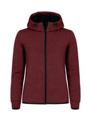 Clique Hayden Women – Kurtka z kapturem w miękkim materiale air-layer – Burgundy. Czerwone kurtki CLIQUE, m, bez wzorów, z elastanu, z kapturem. Za 237.95 zł.