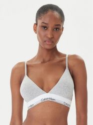 Calvin Klein Underwear Biustonosz braletka LV00QF8498 Szary. Szare biustonosze Calvin Klein Underwear, bez wzorów, z bawełny. Za 159.99 zł.