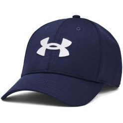 Czapka z daszkiem Under Armour Blitzing. Białe czapki z daszkiem Under Armour, bez wzorów, sportowe. Za 77.99 zł.