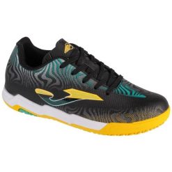 Buty piłkarskie Joma Evolution 2401 In EVJW2401IN czarne. Czarne buty treningowe bez wzorów, z gumy, bez zapięcia, do piłki nożnej. Za 253.90 zł.