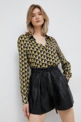 Dkny szorty damskie kolor czarny gładkie high waist. Czarne szorty DKNY, bez wzorów. W wyprzedaży za 519.99 zł.