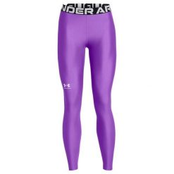 Legginsy Under Armour Ua Hg Legging Damskie. Fioletowe legginsy Under Armour, bez wzorów, z materiału, sportowe. Za 227.99 zł.