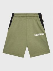 Napapijri Szorty materiałowe Pinta NP0A4GX8 D Zielony Regular Fit. Zielone szorty Napapijri, bez wzorów, z bawełny. Za 249.99 zł.