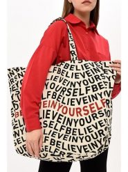 BAGmori Shopper bag w kolorze beżowym - 46 x 48 x 15 cm rozmiar: onesize. Brązowe shopper bag BAGmori, bez wzorów, z bawełny, na ramię, bez dodatków. Za 43.99 zł.