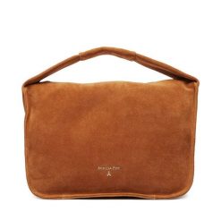 Torebka Patrizia Pepe. Brązowe torebki klasyczne Patrizia Pepe, bez wzorów, klasyczne, bez dodatków. Za 1,179.00 zł.