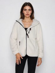 CANADA weather gear Kurtka polarowa w kolorze białym rozmiar: XL. Białe kurtki CANADA weather gear, xl, bez wzorów, z polaru, bez kaptura. Za 226.77 zł.