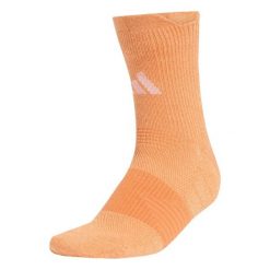 Skarpetki adidas 1PP. Białe skarpetki adidas, w ażurowe wzory, z materiału. Za 110.00 zł.