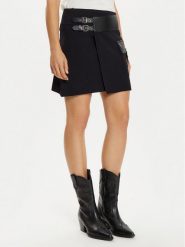 Liu Jo Spódnica mini WF4227 MA05P Czarny Regular Fit. Czarne spódnice Liu Jo, xl, bez wzorów, z syntetyku, mini. Za 719.99 zł.