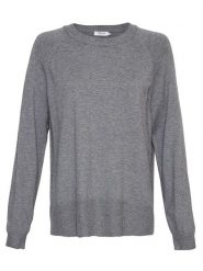 MOSS COPENHAGEN Sweter "Neila Rachelle" w kolorze szarym rozmiar: XS/S. Szare swetry Moss Copenhagen, s, bez wzorów, z wiskozy, bez ramiączek. Za 70.24 zł.