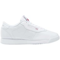 Buty damskie Reebok PRINCESS. Białe buty treningowe Reebok, bez wzorów, z materiału, bez zapięcia, na fitness i siłownię, Reebok Princess. Za 293.00 zł.
