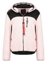 Geographical Norway Kurtka polarowa "Telodia" w kolorze jasnoróżowym rozmiar: M. Różowe kurtki Geographical Norway, m, bez wzorów, z polaru, bez kaptura. Za 151.17 zł.