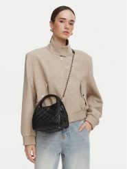Guess Torebka Juliet Mini HWQG24 56710 Czarny. Czarne torebki klasyczne Guess, z aplikacjami, ze skóry, bez dodatków. Za 544.99 zł.