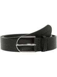 Marc O´Polo Skórzany pasek w kolorze czarnym rozmiar: 75. Czarne paski bez wzorów, z materiału. Za 158.10 zł.