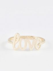 OR ÉCLAT Złoty pierścionek "Love" rozmiar: 52. Żółte pierścionki Or Éclat, złote. Za 956.99 zł.