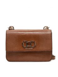 Guess Torebka Salinge HWKG96 24200 Brązowy. Brązowe listonoszki Guess, z aplikacjami, ze skóry, bez dodatków. Za 449.99 zł.