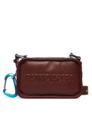 Patrizia Pepe Torebka 2B0153/L113-B861 Brązowy. Brązowe listonoszki Patrizia Pepe, bez wzorów, ze skóry, bez dodatków. Za 1,089.00 zł.