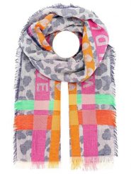 Zwillingsherz Szal ze wzorem - 180 x 60 cm rozmiar: onesize. Szaliki i kominy Zwillingsherz, bez wzorów, ze splotem. Za 144.24 zł.