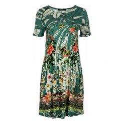 Desigual Sukienka Damska Eleonor M Zielony. Sukienki marki Desigual. W wyprzedaży za 255.00 zł.