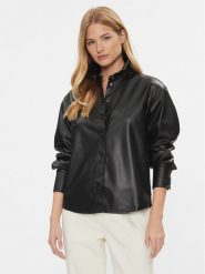 Vero Moda Koszula Sof 10300009 Czarny Regular Fit. Czarne koszule Vero Moda, m, bez wzorów, z syntetyku, bez kołnierzyka, bez ramiączek. Za 69.99 zł.
