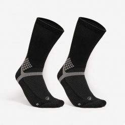 Skarpety turystyczne Quechua Hike 500 długie x 2 pary. Skarpetki QUECHUA, bez wzorów, z elastanu. Za 79.99 zł.