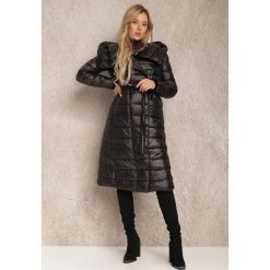 Czarna Kurtka Damiore. Czarne kurtki Renee, l, bez wzorów, z tkaniny, eleganckie, bez kaptura. W wyprzedaży za 391.99 zł.