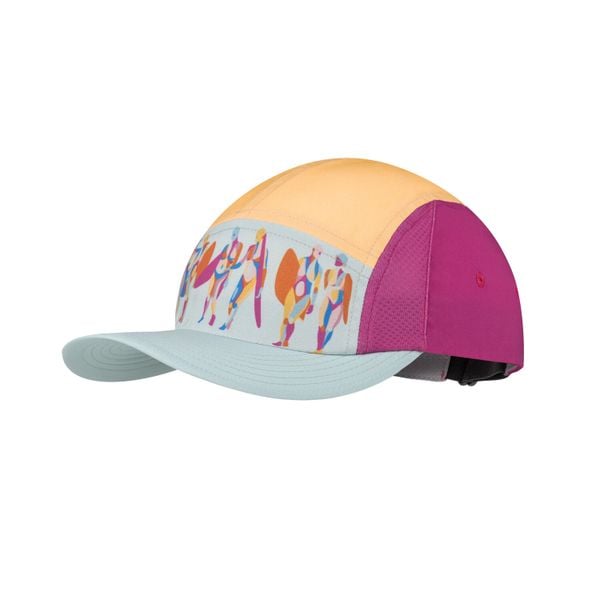 Czapka z daszkiem BUFF 5 PANEL GO CAP LAGUA. Czerwone czapki z daszkiem Buff, na lato, bez wzorów, z elastanu, eleganckie. Za 159.99 zł.