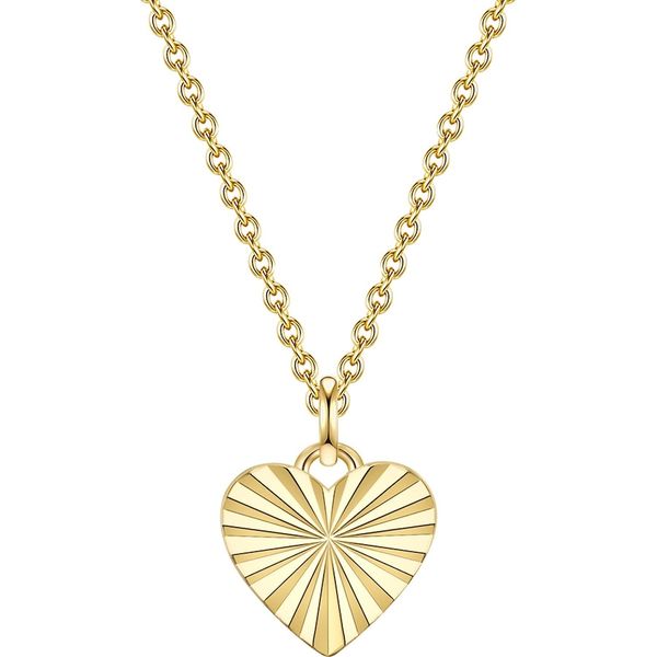 Glanzstücke München Naszyjnik srebrny srebro wysokiej próby żółte złoto Naszyjniki 1 ct Damski. Szare naszyjniki Glanzstücke München, z materiału, srebrne. Za 159.99 zł.