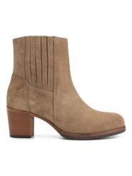 Mysa Skórzane botki "Pentas" w kolorze beżowym rozmiar: 39. Brązowe botki mysa, bez wzorów, eleganckie, bez obcasa, bez zapięcia. Za 313.27 zł.