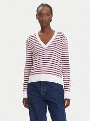 Tommy Jeans Sweter Essential DW0DW19888 Kolorowy Regular Fit. Swetry Tommy Jeans, xxs, bez wzorów, z bawełny, bez ramiączek. Za 389.99 zł.