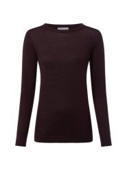 Brookshire Sweter z dzianiny merino Kobiety Wełna brązowy, L. Brązowe swetry brookshire, l, bez wzorów, z dzianiny, klasyczne, bez ramiączek. Za 249.95 zł.