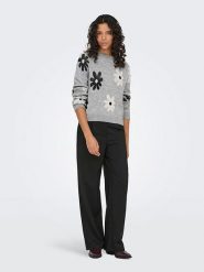 ONLY Sweter w kolorze szarym rozmiar: XL. Szare swetry ONLY, xl, bez wzorów, bez ramiączek. Za 129.95 zł.