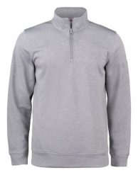Clique Basic Active Half Zip Junior — półrozpinany sweterek z poliestru – Grey. Szare swetry CLIQUE, bez wzorów, bez ramiączek. Za 145.99 zł.