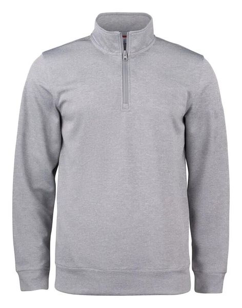 Clique Basic Active Half Zip Junior — półrozpinany sweterek z poliestru – Grey. Szare swetry CLIQUE, bez wzorów, bez ramiączek. Za 145.99 zł.